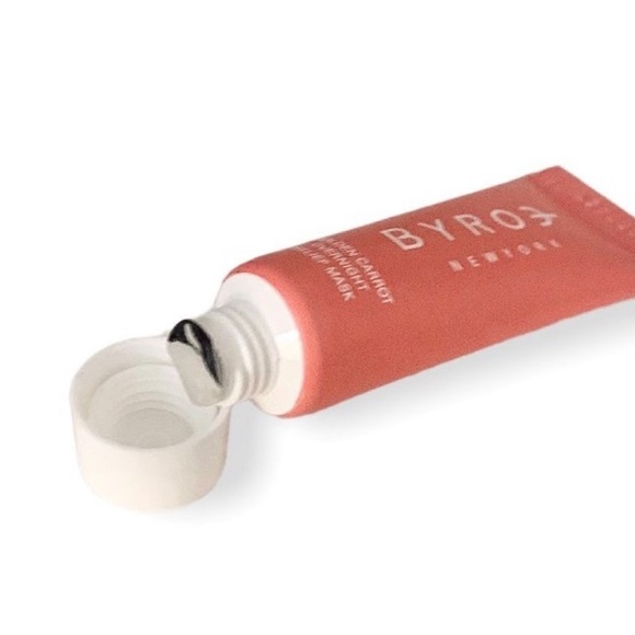 Byroe New York Golden Carrot 🥕 Overnight Relief Mask and Cosmedix brush duo NEW - Picture 8 of 11